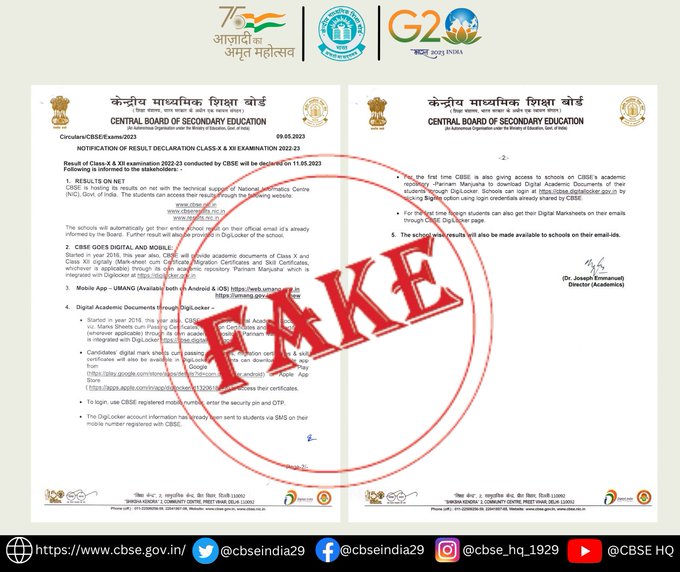 You are currently viewing Watch this now! CBSE warns against FAKE NEWS.