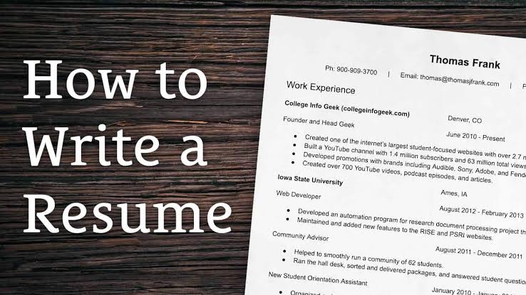 You are currently viewing How to Write an effective Resume